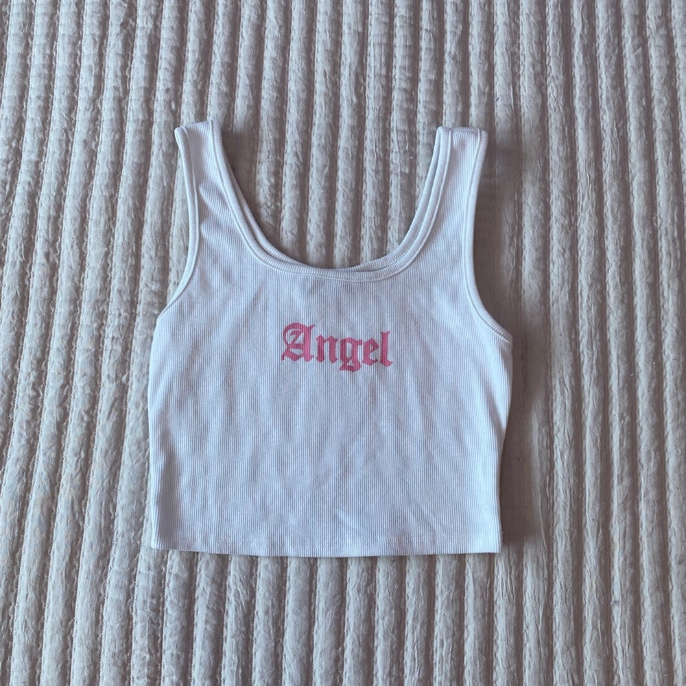 Angel Cropped Tank